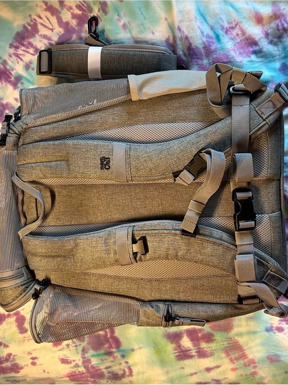 Travel Cat: The Navigator grey convertible carrier and backpack